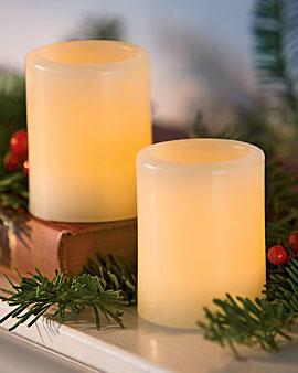 Led Votives, Set Of 2