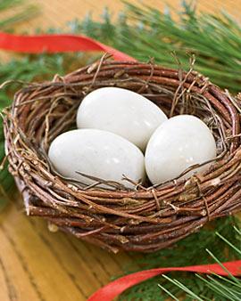 Nest With Marble Eggs