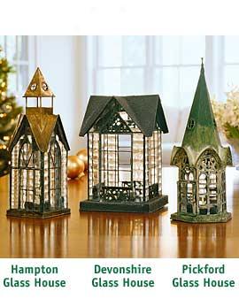 Original Glass Houses, Set Of 3