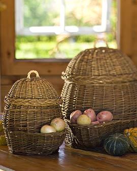 Potato And Onion Storage Baskets
