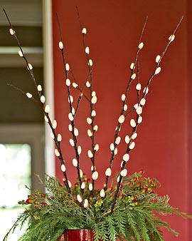 Pussy Willow Lights, Set Of 5