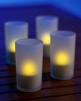 Rechargeable Led Votives, Set Of 4