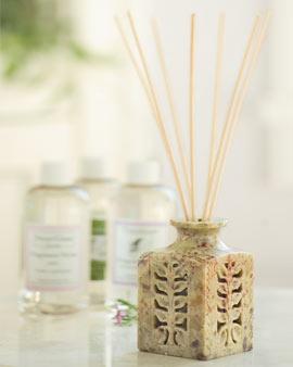 Soapstone Reed Diffuser And Lavender Fragrance Sharpen