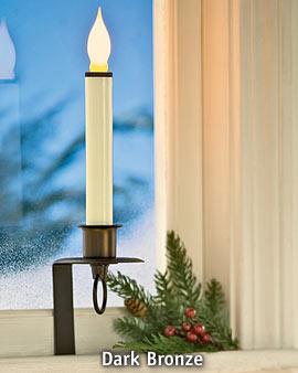 Stay-put Windlw Candle, Dark Bronze