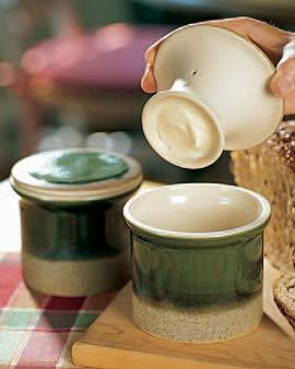 Stoneware Butter Crock