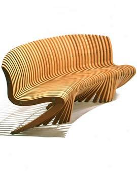 Curved Spirit Song Bench