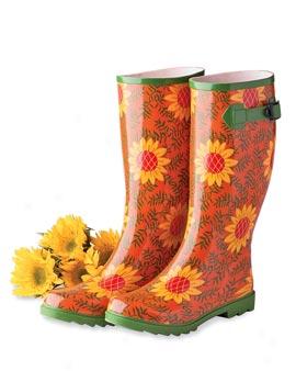 Sunflower Wellies