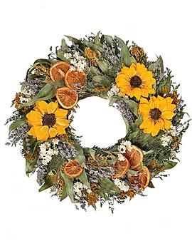 Sunny Citrus Wreath