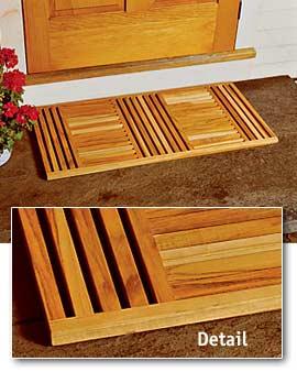 Teak Doormat