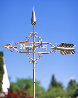 Victorian Arrow Weathervane, Copper