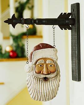 Vintage Santa Sign