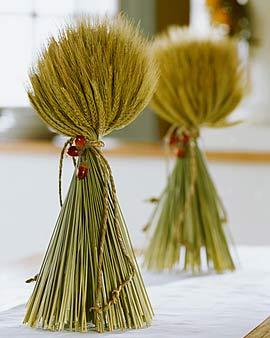 Wheat Sheaves, Set Of 2