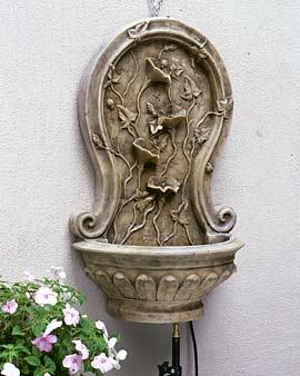 Windinb Vine Wall Fountain