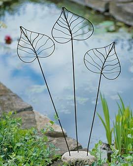 Wire Leaf Sculpture