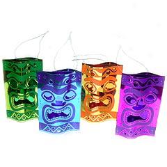 3-d Decorative Foil Tikis