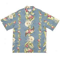 Antique Ceres Aloha Shirt-blue