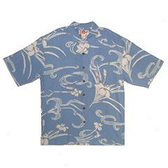 Asian Bloom Better Silk  Aloha Shirt