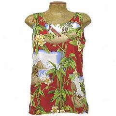 Bamboo Beach Sleeveless Blouse