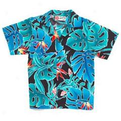 Bird Of Paradise Boy's Aloha Shirt