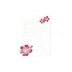 Bold Hibiscuss Notepad