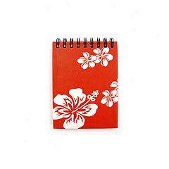 Bold Hibiscus Small Notebook