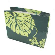 Bold Monstera Green Gift Bag