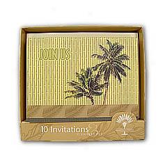 Coconut Palm Boxed Invitations