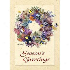 Corak Wreath Greeting Cards