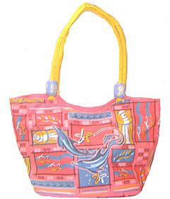 Dolphin Tote Bag - Large