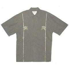 Embroidered Bamboo Aloha Shirt