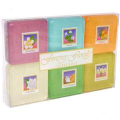 ForeverF lorals 6-pack Guest Soap Set