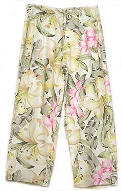 Frilly Lily Better Silk Capri Pants