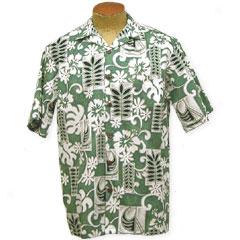 Geo Lauwa'e Aloha Shirt