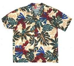 Ginger Tapa Boy's Aloha Shirt
