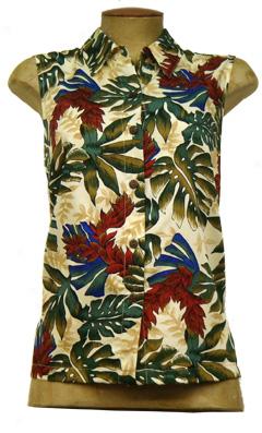 Ginger Tapa Sleeveless Blouse