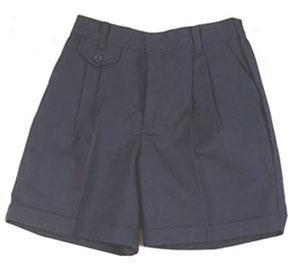 Girl's Shorts-elastic Back