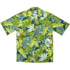 Green Tropics Aloha Shirt