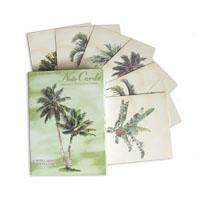 Hawaiian Botanical Palm Note Cards