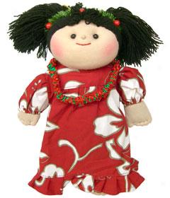 Hawaiian Christmas Muu Muu Doll