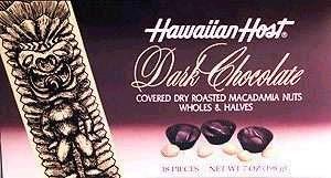 Hawaiian Host Dark Chocolate Covered Macadamia Nuts