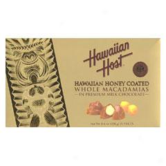 Hawaiian Host Honey Coated Whole Macadamias