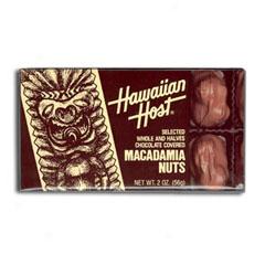 Hawaiian Host Tiki Chocolate Covered Macadamia Nuts