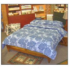 Hawaiian Leaf Print Bedding Set