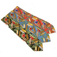 Hawaiian Surfboards Silk Tie