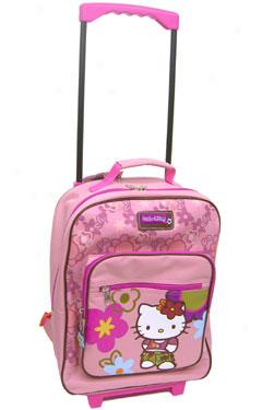 Hello Kitty Floral Camo Rolling Backpack