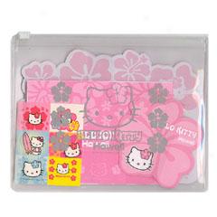 Hello Kitty Hibiscus Pens Set