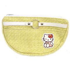 Hello Kitty Seagrass Cosmetic Pouch