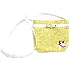 Hello Kitty Seagrass Shoulder Strap Bag