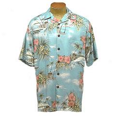 Hibiscus Bay Aloha Shirt