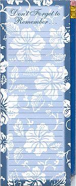 Hibiscus Blue Things To Produce Notepad